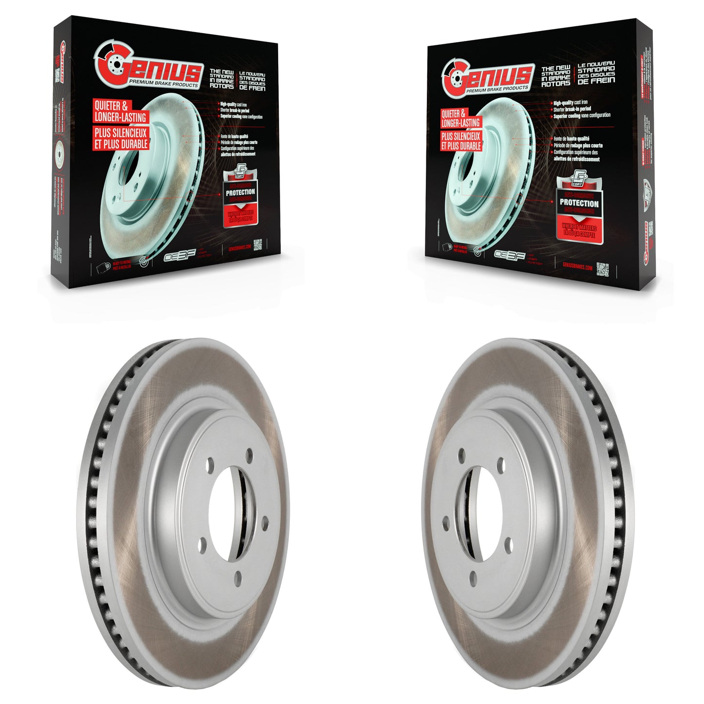 [Avant] Kit de disque (revêtu) de frein pour Ford Explorer Sport Trac Mercury Mountaineer KG-100089