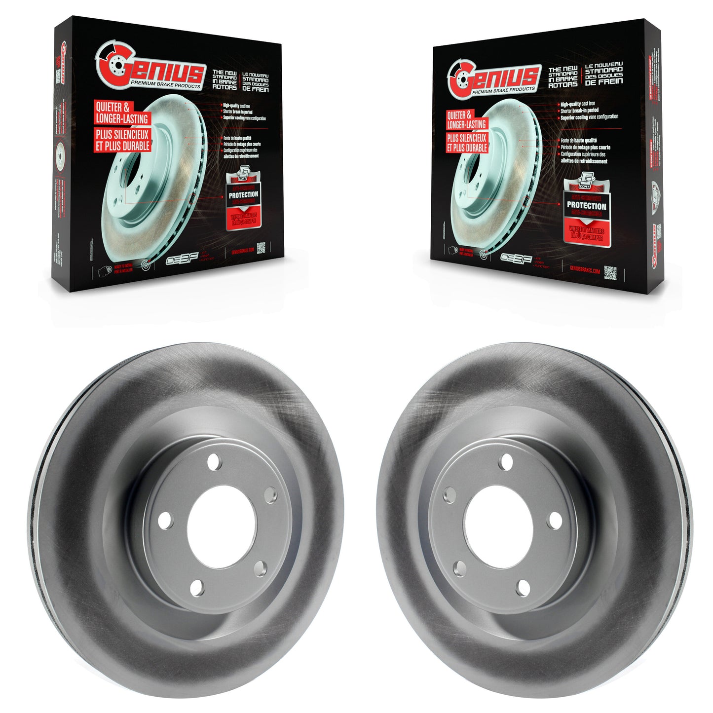 [Avant] Kit de disque (revêtu) de frein pour Ford Edge Lincoln MKX KG-100092