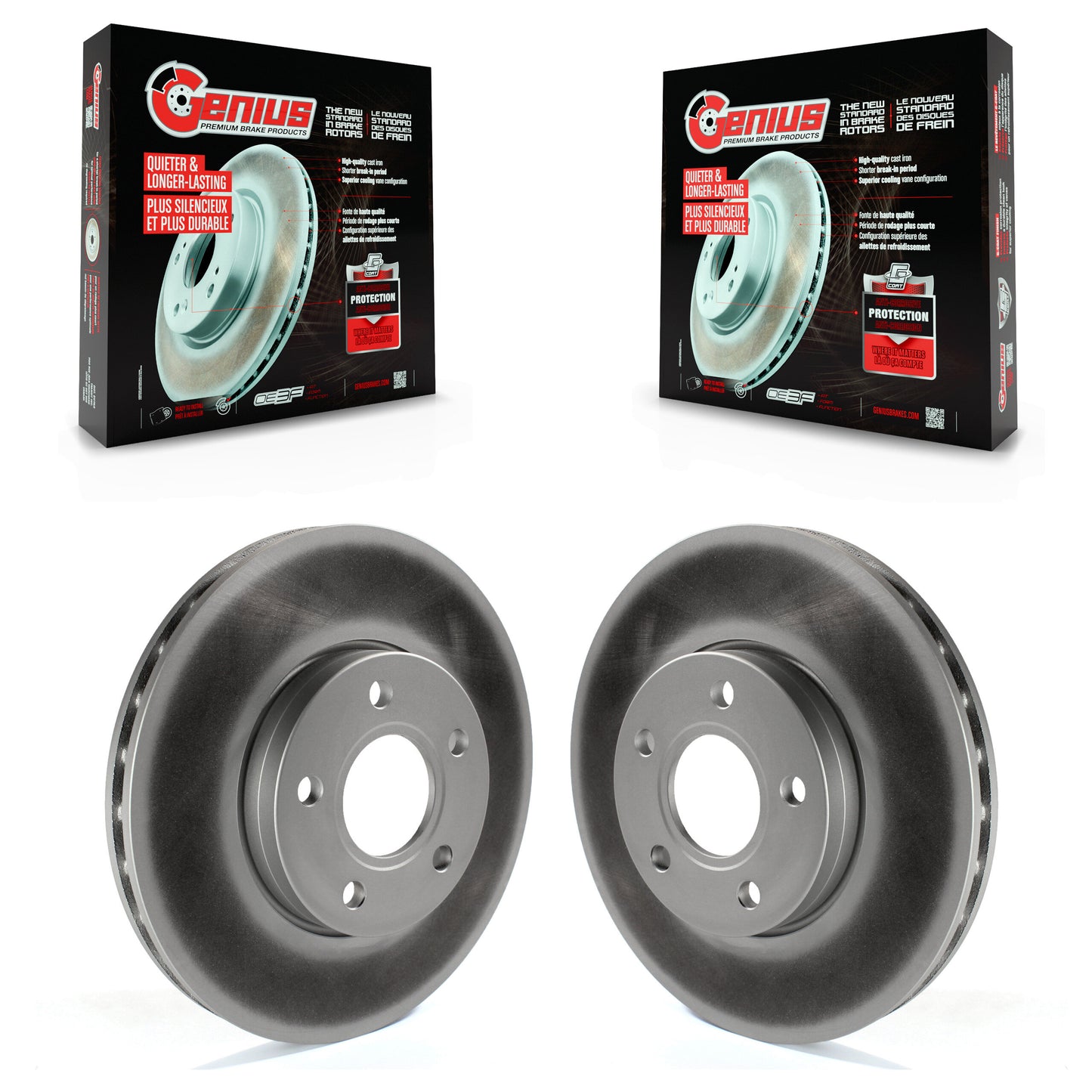 [Avant] Kit de disque (revêtu) de frein pour Ford Focus C-Max KG-100102