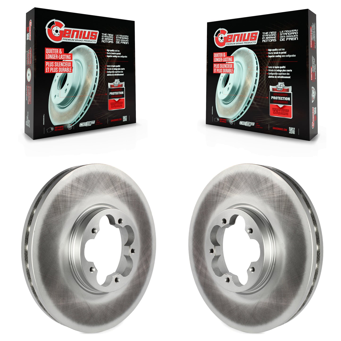 [Avant] Kit de disque (revêtu) de frein pour Ford Transit-250 Transit-350 Transit-150 KG-100107