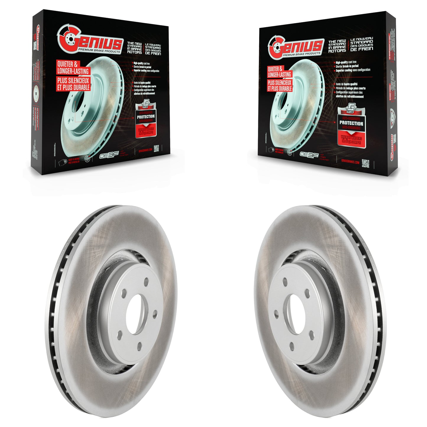 [Avant] Kit de disque (revêtu) de frein pour Ford Focus Lincoln MKC KG-100110