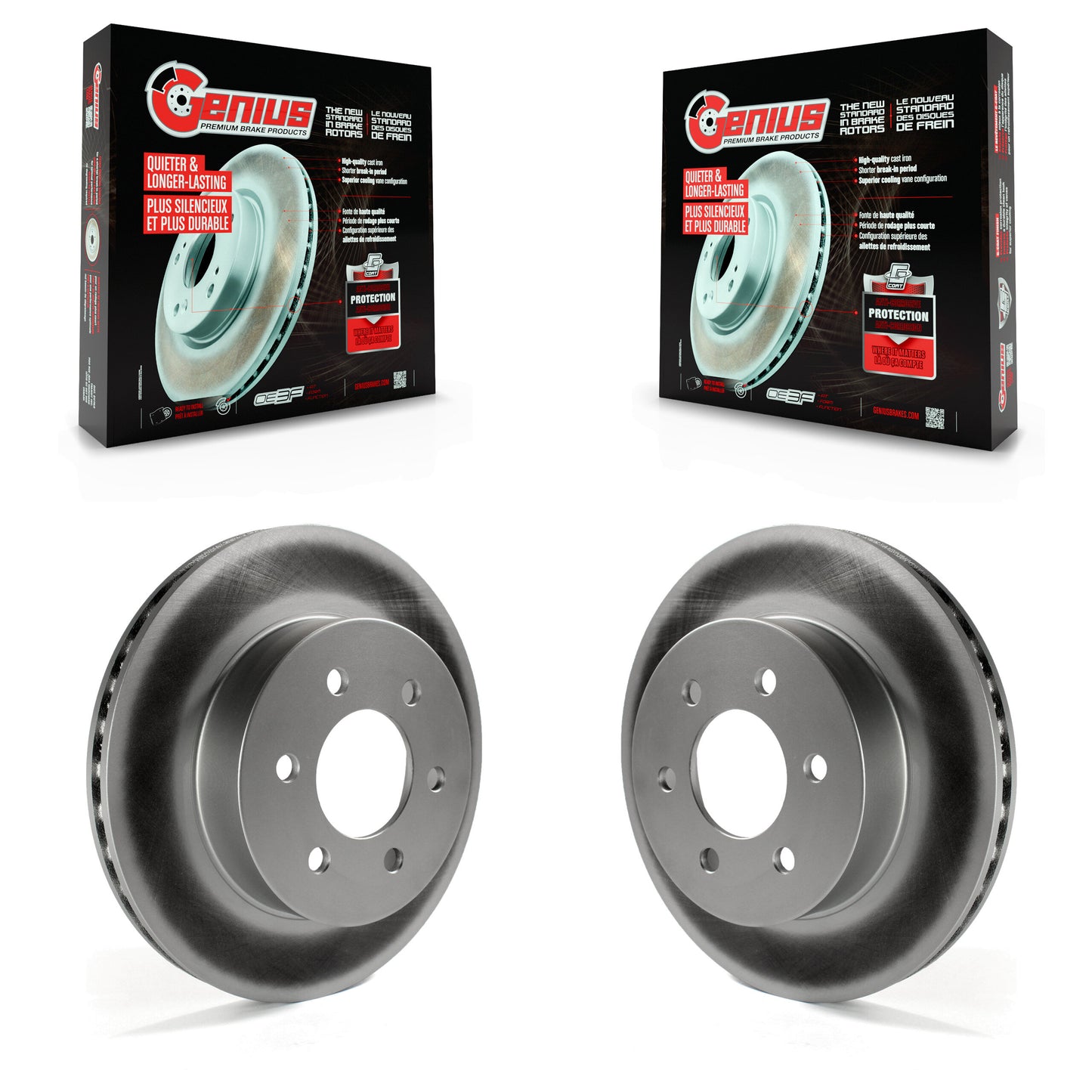 [Avant] Kit de disque (revêtu) de frein pour Dodge Dakota Durango KG-100113