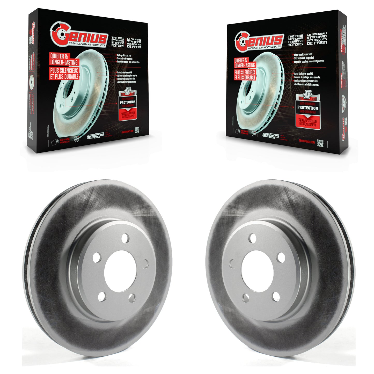 [Avant] Kit de disque (revêtu) de frein pour Dodge Charger Chrysler 300 Challenger Magnum KG-100127