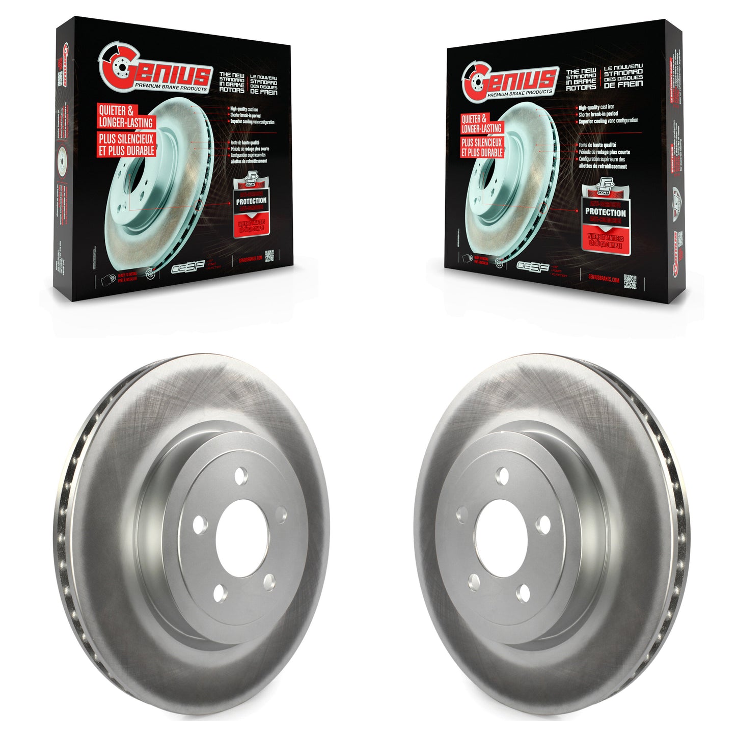 [Avant] Kit de disque (revêtu) de frein pour Dodge Charger Chrysler 300 Challenger Magnum KG-100128