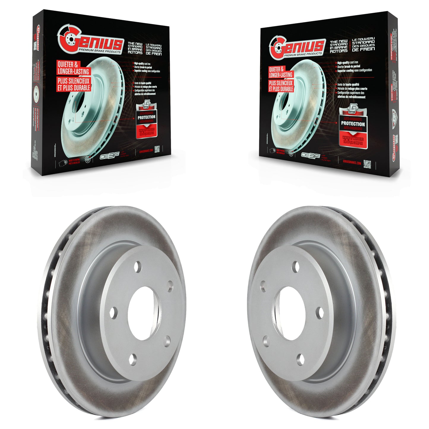 [Avant] Kit de disque (revêtu) de frein pour Dakota Dodge Mitsubishi Raider Ram KG-100129