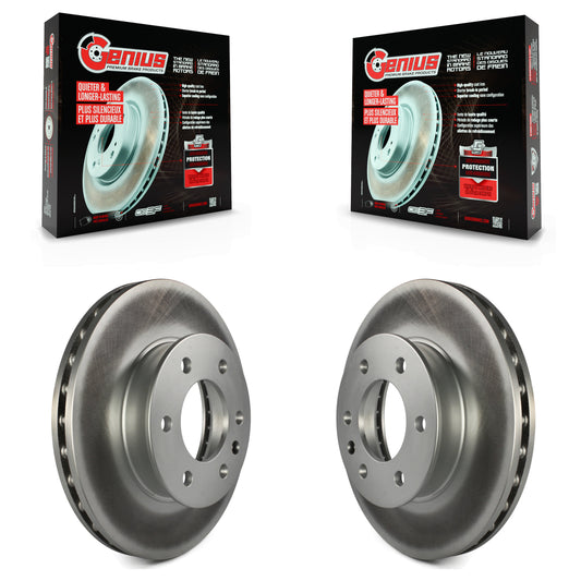 [Avant] Kit de disque (revêtu) de frein pour Sprinter 2500 Mercedes-Benz 3500 Freightliner Dodge 1500 4500 3500XD KG-100137