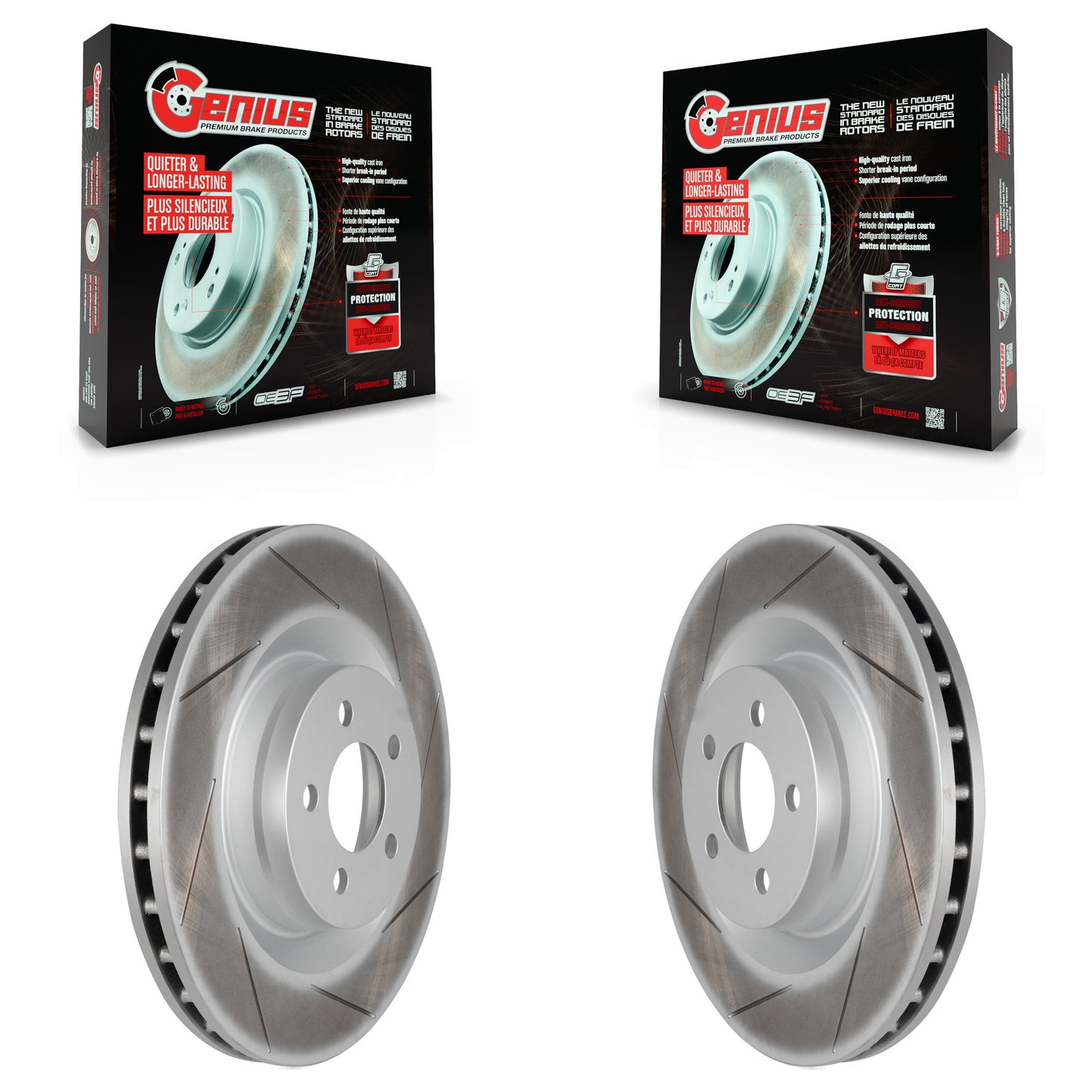 [Avant] Kit de disque (revêtu) de frein pour Dodge Charger Chrysler 300 Challenger Magnum KG-100139