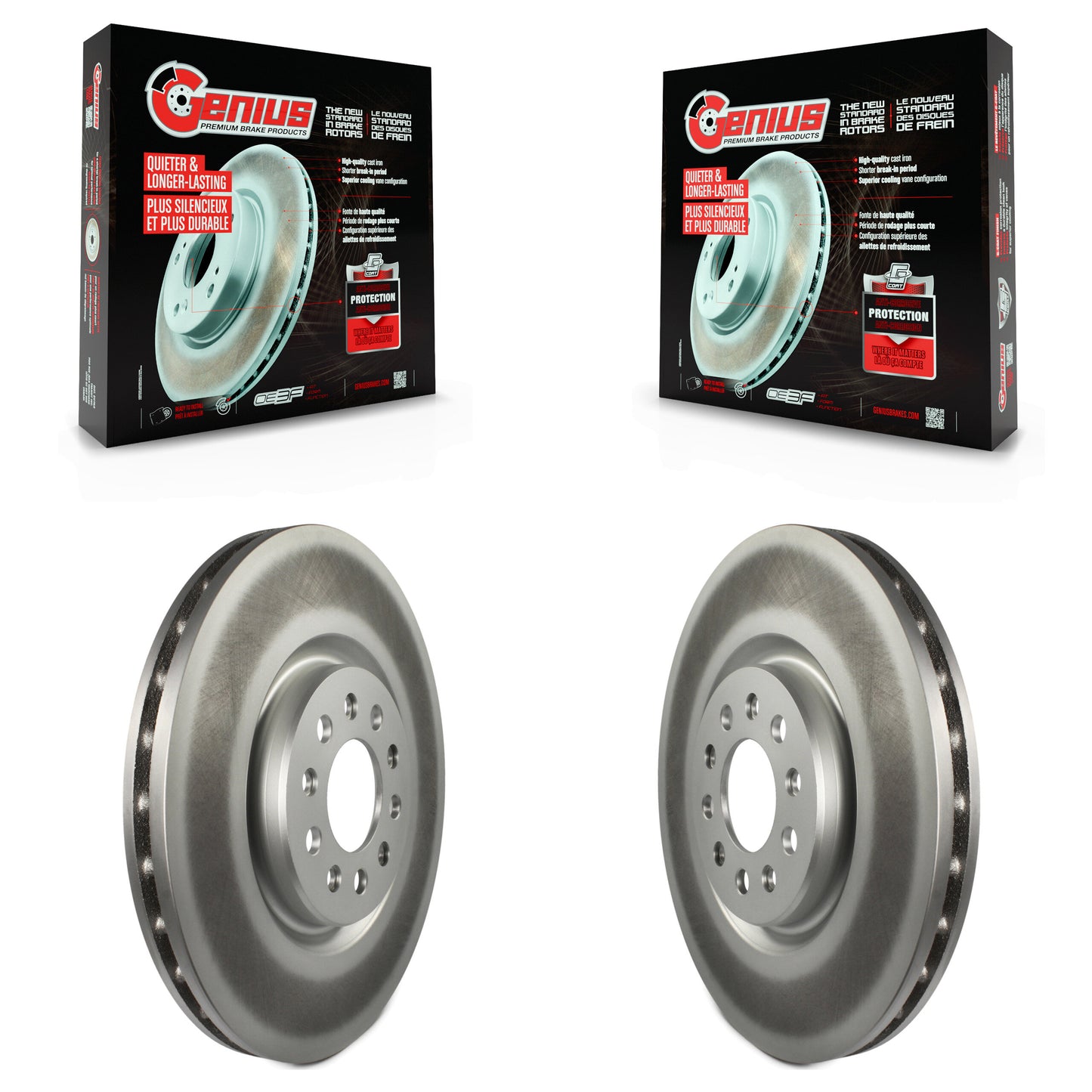[Avant] Kit de disque (revêtu) de frein pour Jeep Cherokee Chrysler 200 KG-100147