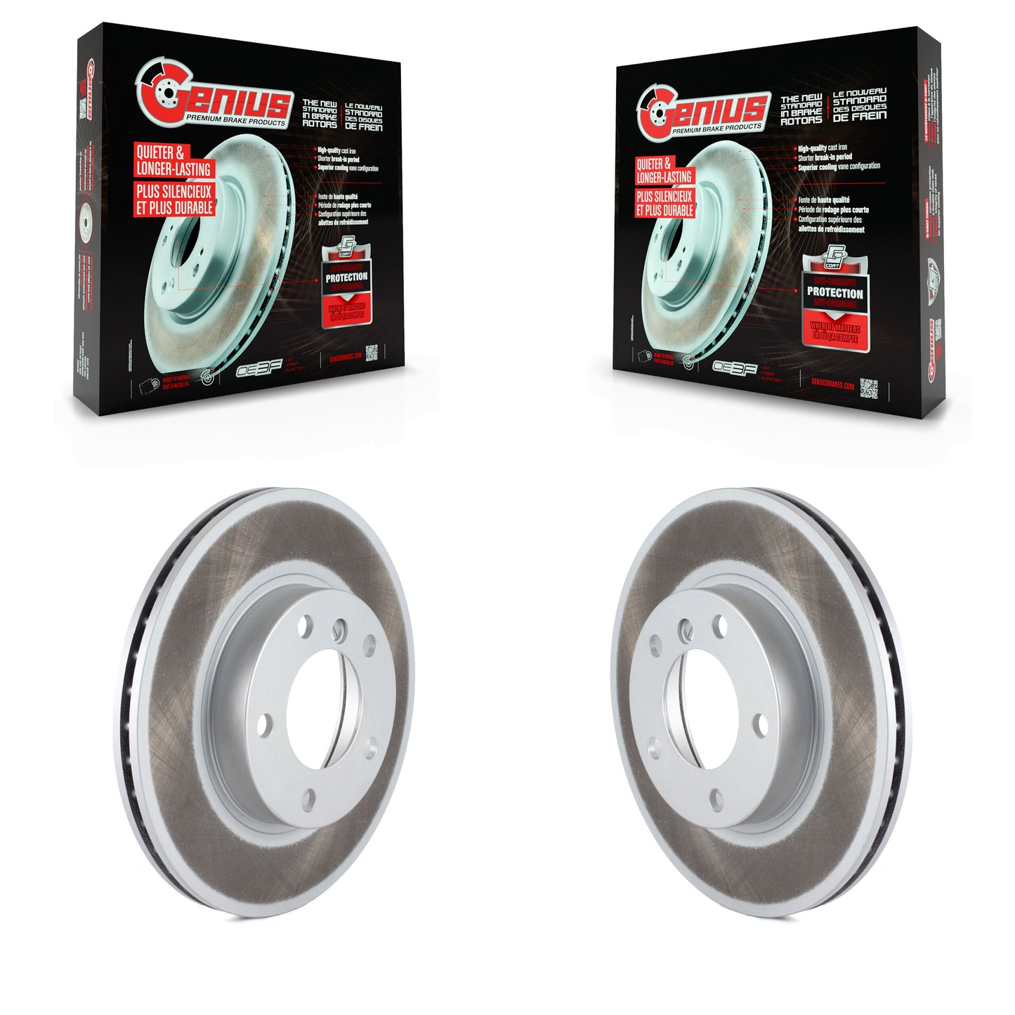 [Avant] Kit de disque (revêtu) de frein pour BMW Z3 Z4 323i 325i 328i 318i 323Ci 325is 328is 318is 323is 320i KG-100166