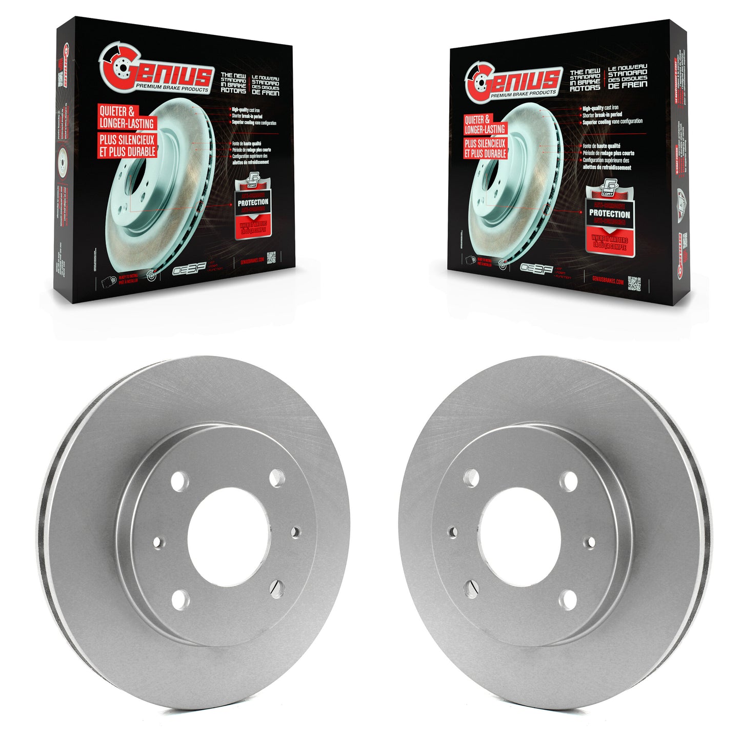 [Avant] Kit de disque (revêtu) de frein pour Mitsubishi Lancer Galant KG-100169