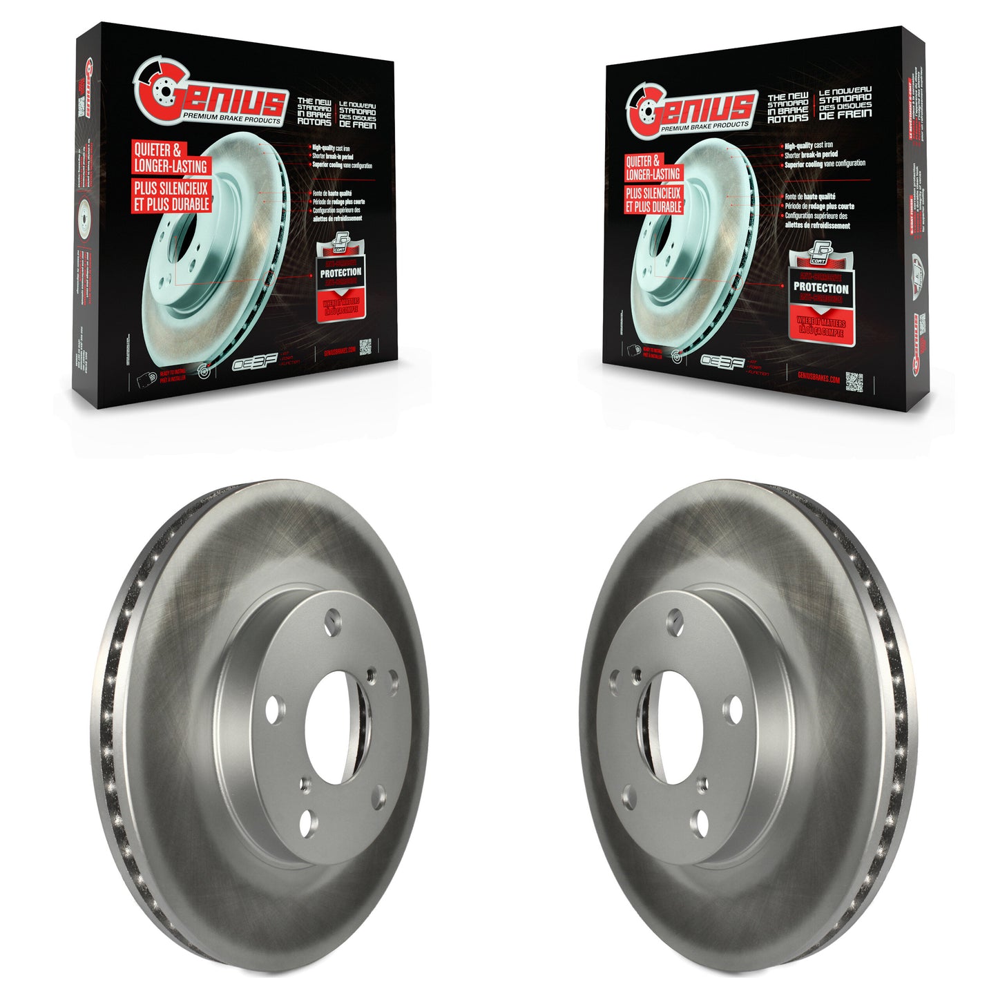 [Avant] Kit de disque (revêtu) de frein pour Toyota RAV4 KG-100182