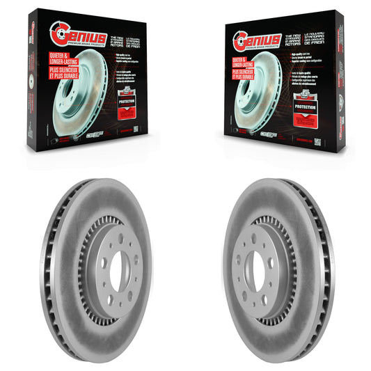 [Avant] Kit de disque (revêtu) de frein pour Volvo S60 V70 XC70 S80 KG-100184