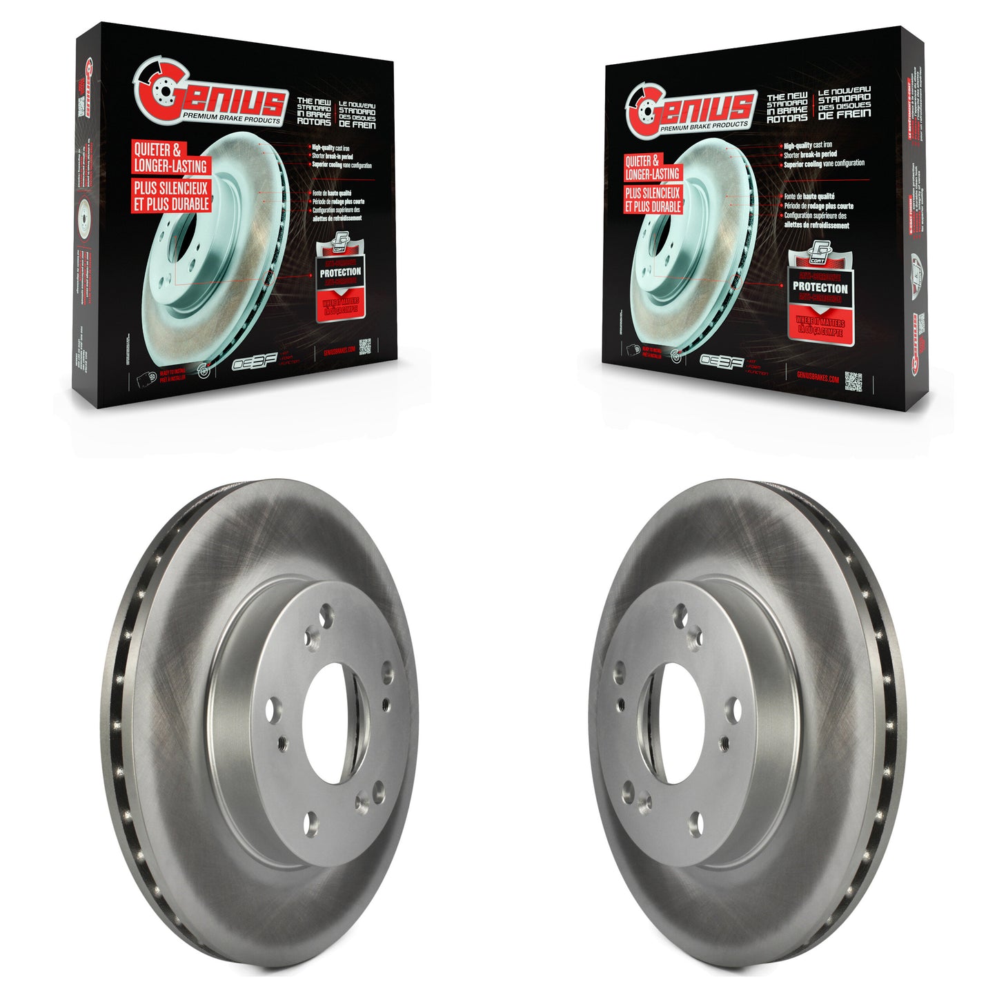 [Avant] Kit de disque (revêtu) de frein pour Honda Civic Acura RSX CR-Z KG-100186