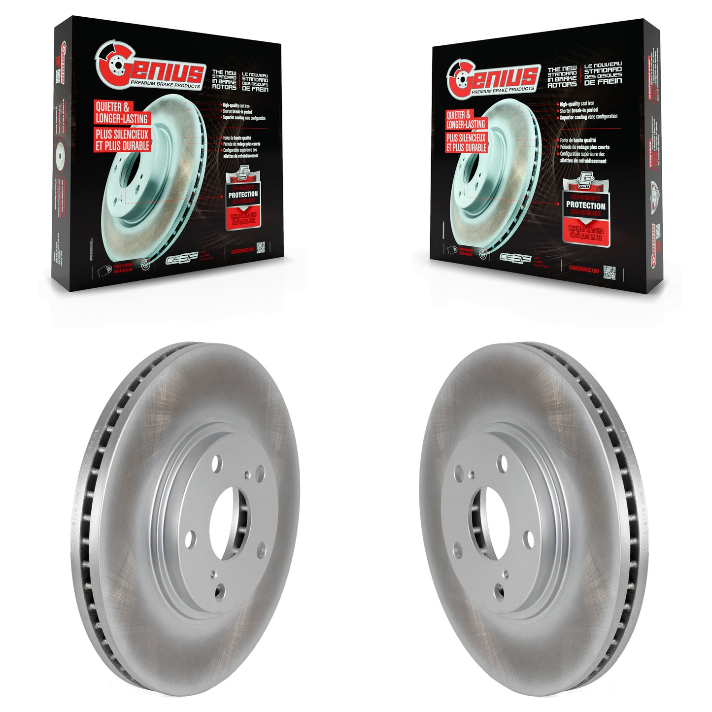 [Avant] Kit de disque (revêtu) de frein pour Toyota Highlander KG-100203