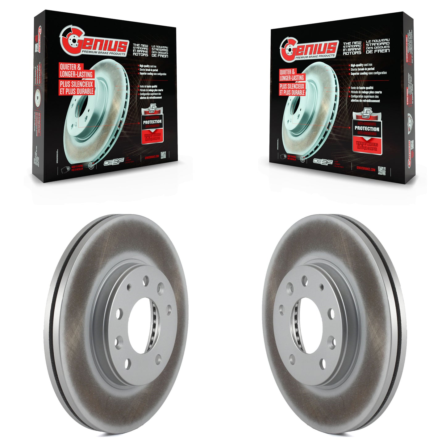 [Avant] Kit de disque (revêtu) de frein pour 2003-2005 Mazda 6 KG-100215
