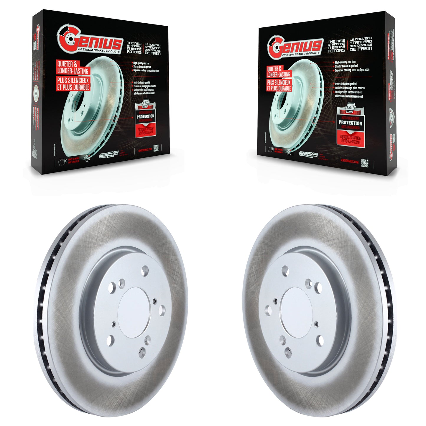 [Avant] Kit de disque (revêtu) de frein pour 2005-2010 Honda Odyssey KG-100216