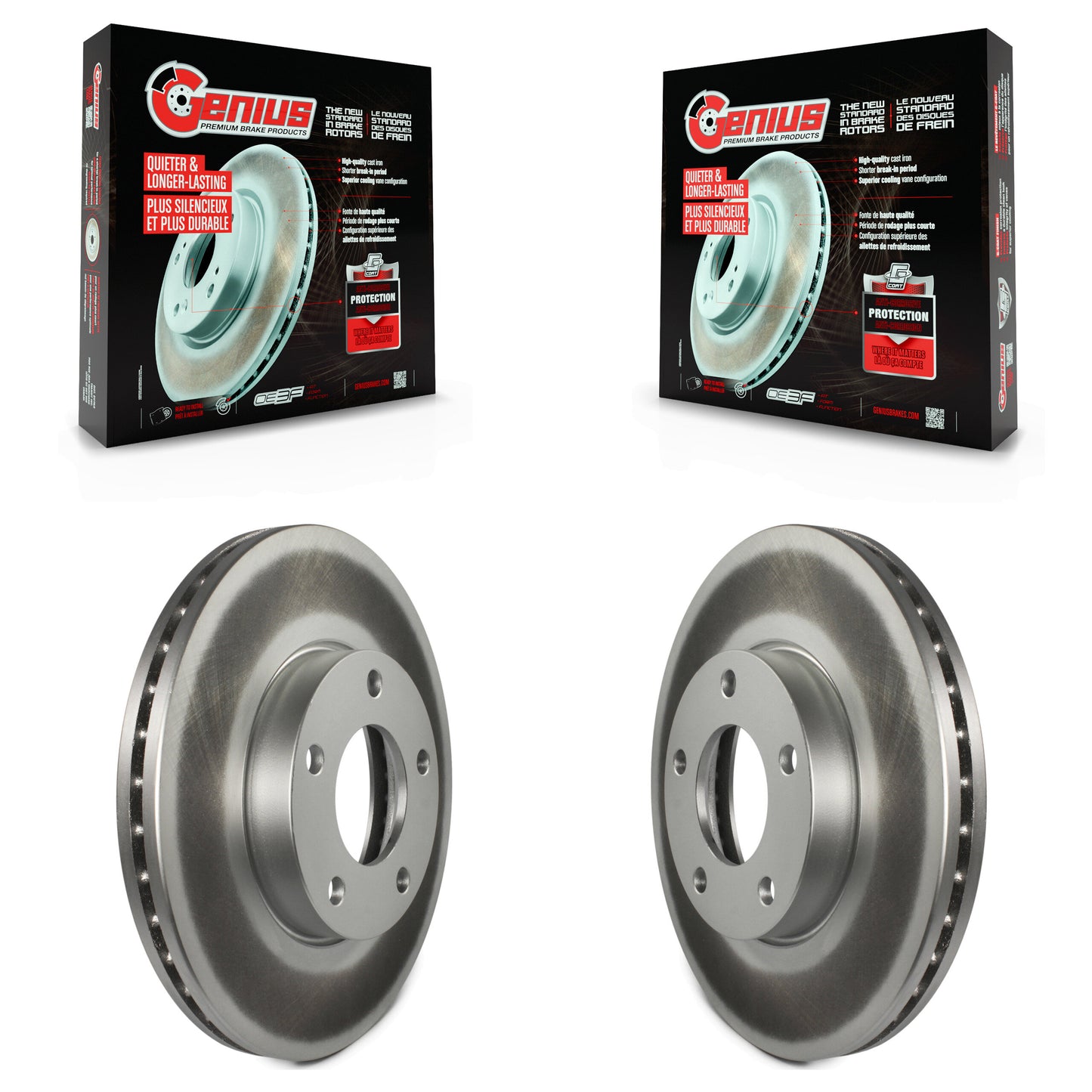 [Avant] Kit de disque (revêtu) de frein pour Mazda 3 Sport KG-100219
