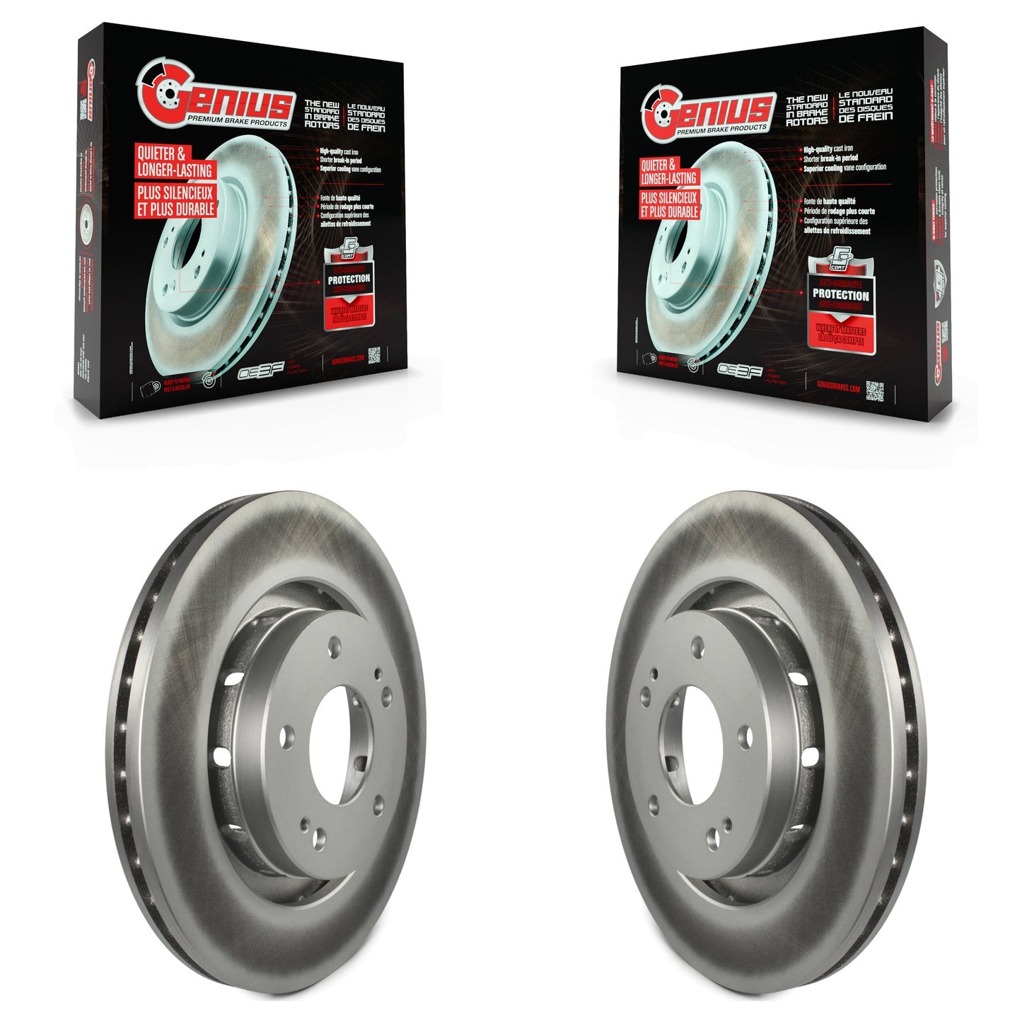[Avant] Kit de disque (revêtu) de frein pour Mitsubishi Lancer Outlander PHEV KG-100232