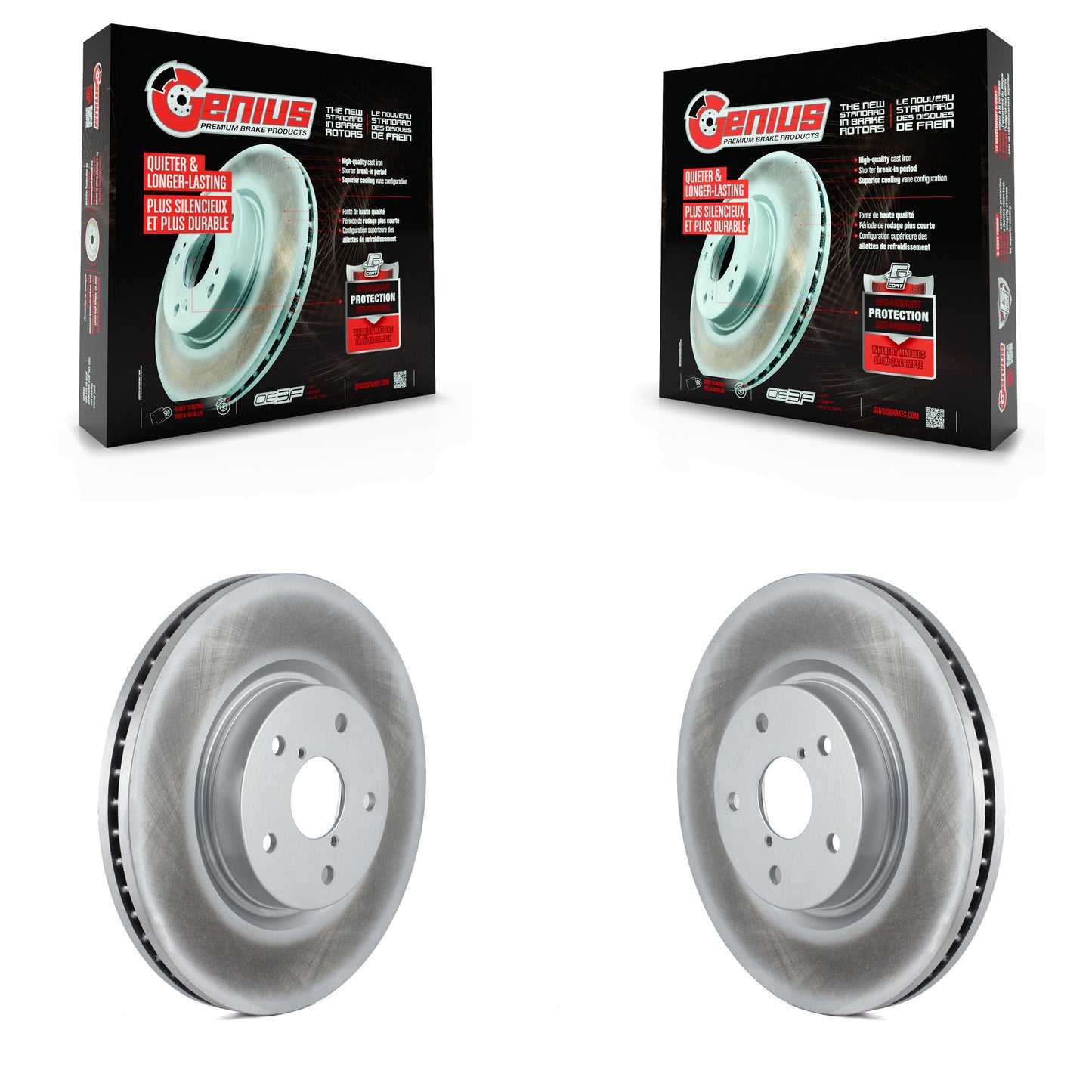 [Avant] Kit de disque (revêtu) de frein pour Subaru Outback Legacy WRX Tribeca B9 KG-100239