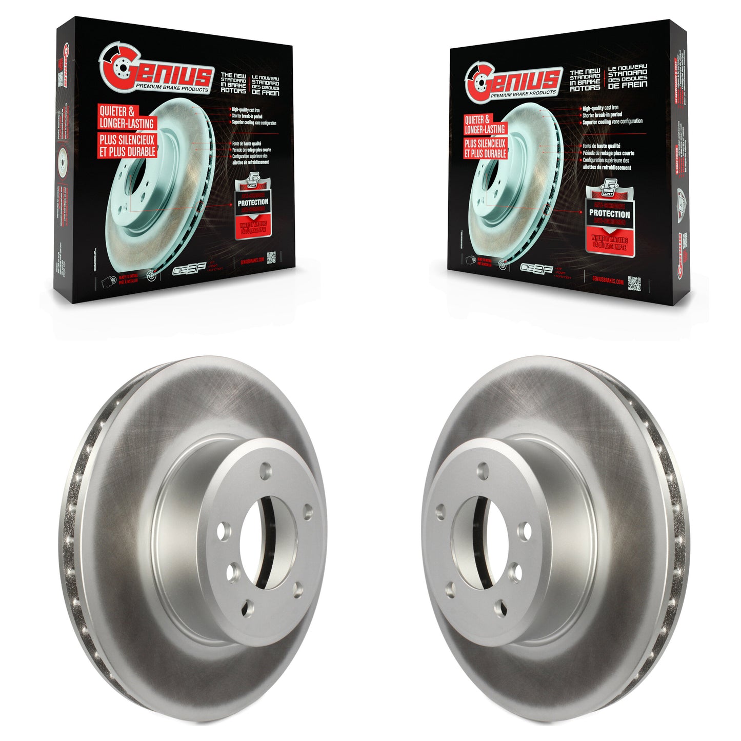 [Avant] Kit de disque (revêtu) de frein pour BMW 530i 528i 525i 530xi 535xi xDrive 535i 528xi 525xi KG-100243