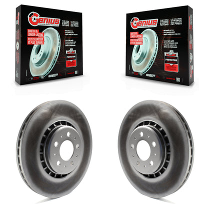 [Avant] Kit de disque (revêtu) de frein pour 2003-2014 Volvo XC90 avec 336mm Diameter Rotor KG-100245