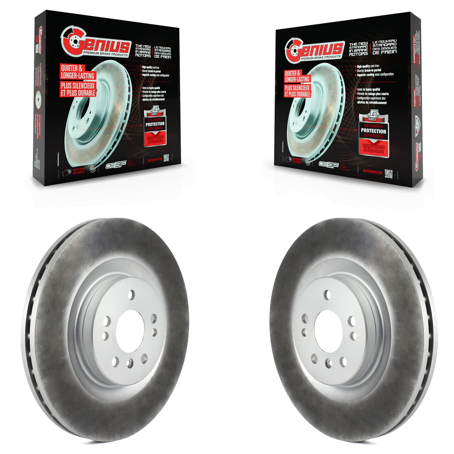 [Avant] Kit de disque (revêtu) de frein pour Mercedes-Benz ML350 GL450 R350 GL550 ML320 GL350 ML550 GL320 KG-100247