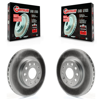 [Avant] Kit de disque (revêtu) de frein pour Volkswagen Jetta Beetle Audi Golf A3 Rabbit SportWagen Quattro Eos e-Golf GTI Taos KG-100251