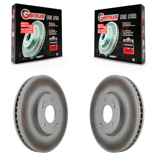 [Avant] Kit de disque (revêtu) de frein pour Hyundai Sonata Kia Optima Forte Tucson Sportage Veloster Forte5 Koup Soul EV Rondo KG-100252