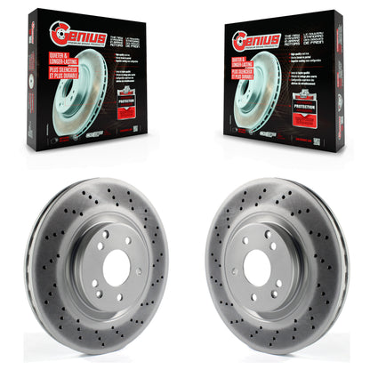 [Avant] Kit de disque (revêtu) de frein pour Mercedes-Benz C230 CLK350 SLK350 C320 SLK280 SLK300 KG-100264