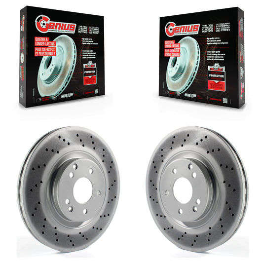 [Avant] Kit de disque (revêtu) de frein pour Mercedes-Benz C230 CLK350 SLK350 C320 SLK280 SLK300 KG-100264