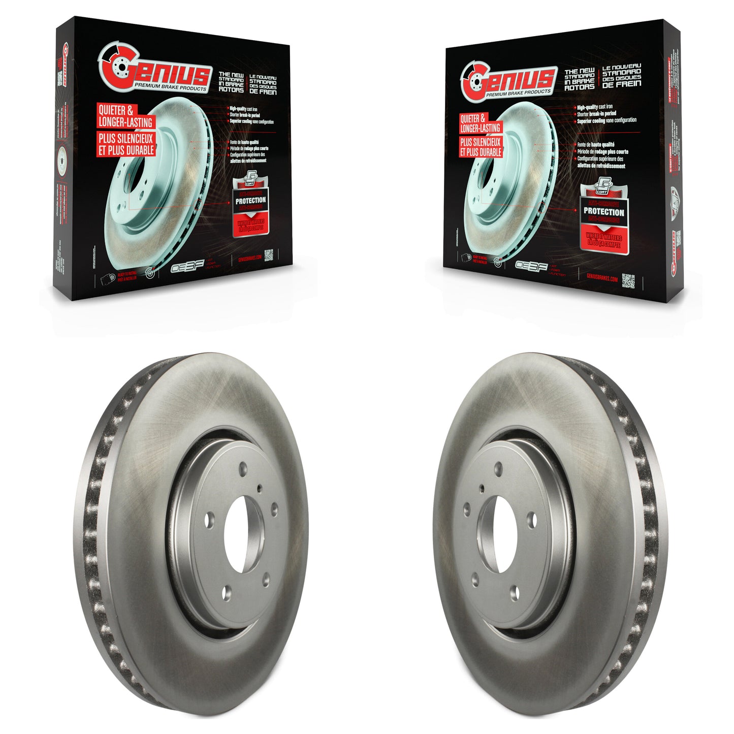 [Avant] Kit de disque (revêtu) de frein pour Infiniti FX35 FX37 QX70 FX45 INFINITI KG-100273
