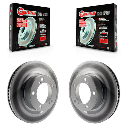 [Avant] Kit de disque (revêtu) de frein pour Toyota Tundra Sequoia Lexus LX570 Land Cruiser KG-100277