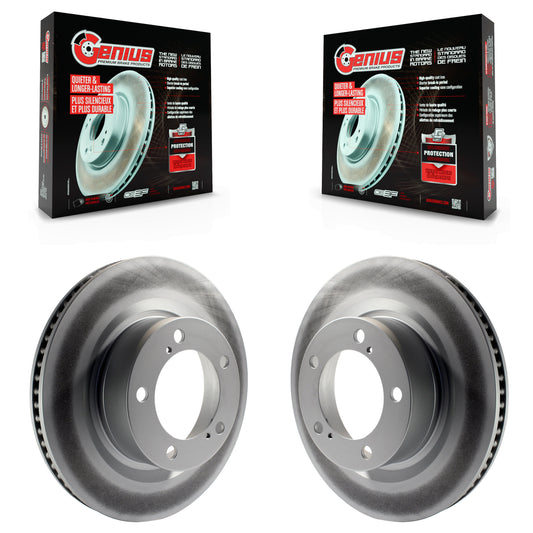 [Avant] Kit de disque (revêtu) de frein pour Toyota Tundra Sequoia Lexus LX570 Land Cruiser KG-100277