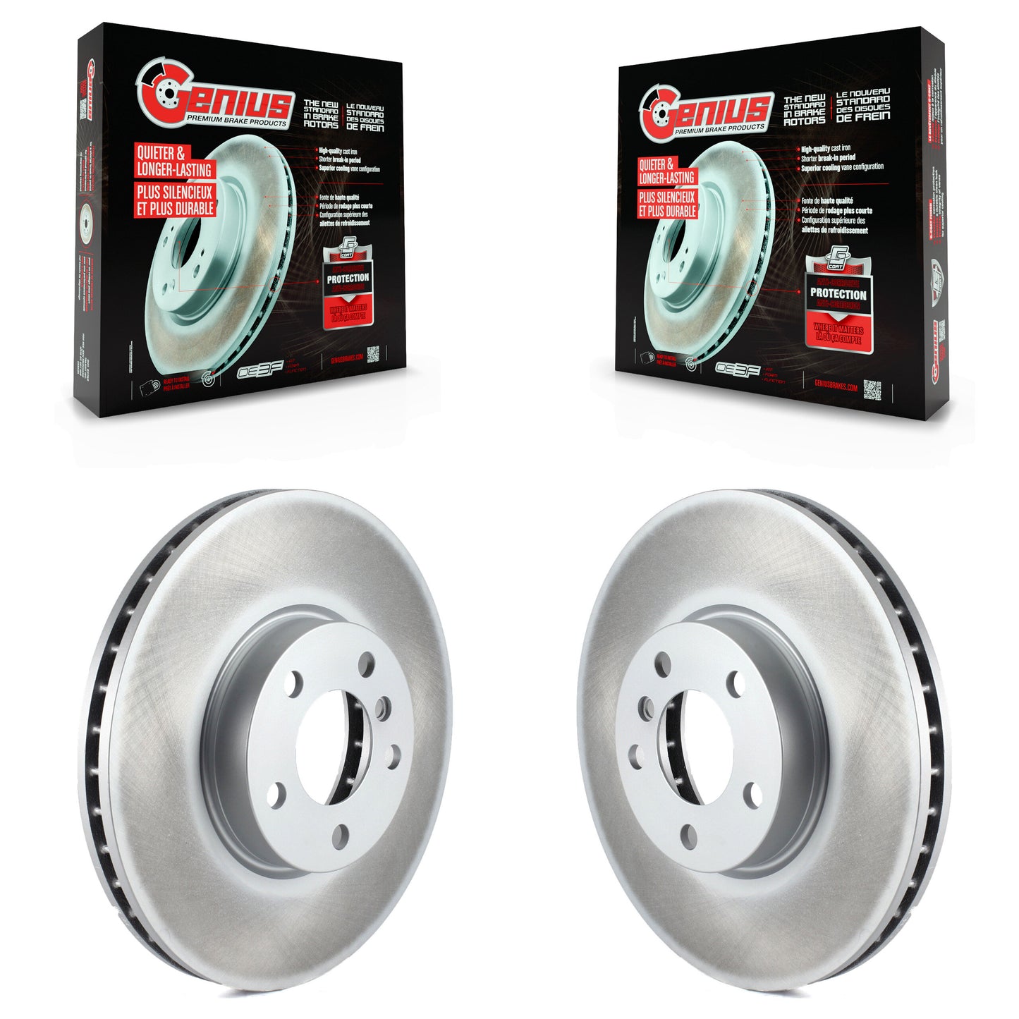 [Avant] Kit de disque (revêtu) de frein pour BMW X5 X6 KG-100278