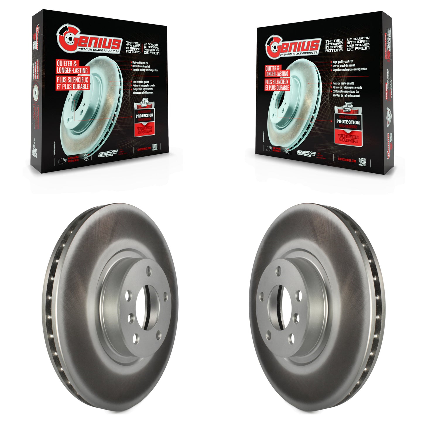 [Avant] Kit de disque (revêtu) de frein pour BMW X5 X6 KG-100279