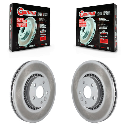 [Avant] Kit de disque (revêtu) de frein pour Volvo S60 XC70 S80 Land Rover LR2 V60 Cross Country V70 KG-100293