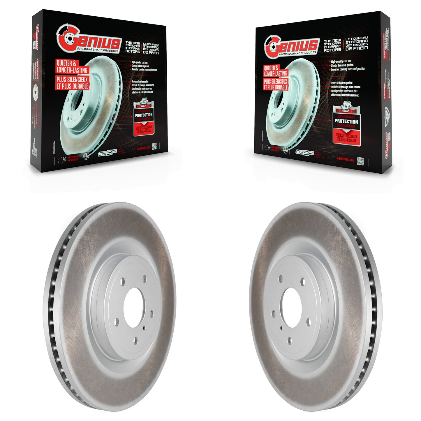 [Avant] Kit de disque (revêtu) de frein pour INFINITI G37 Q50 Nissan 370Z Q60 M37 Q70 Q70L QX70 M56 FX50 Z KG-100298