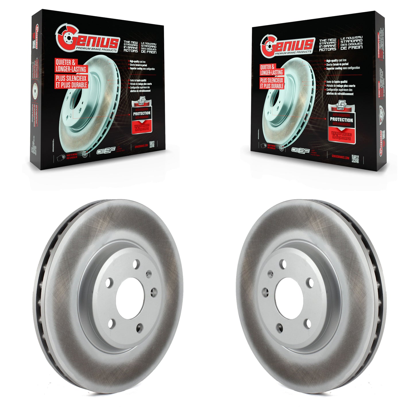 [Avant] Kit de disque (revêtu) de frein pour Audi A4 Quattro Q5 A5 allroad KG-100303