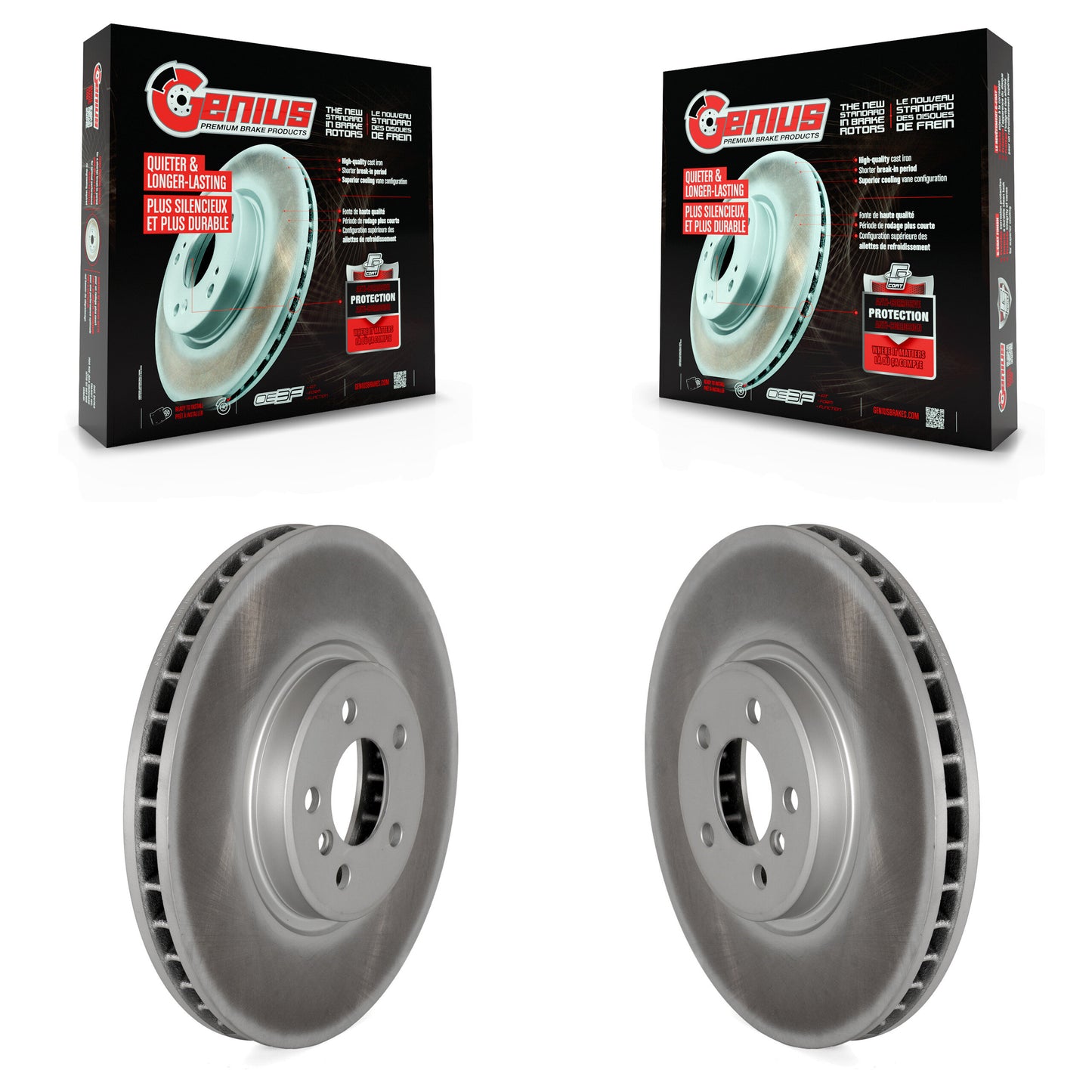 [Avant] Kit de disque (revêtu) de frein pour BMW X5 X6 xDrive50i KG-100305