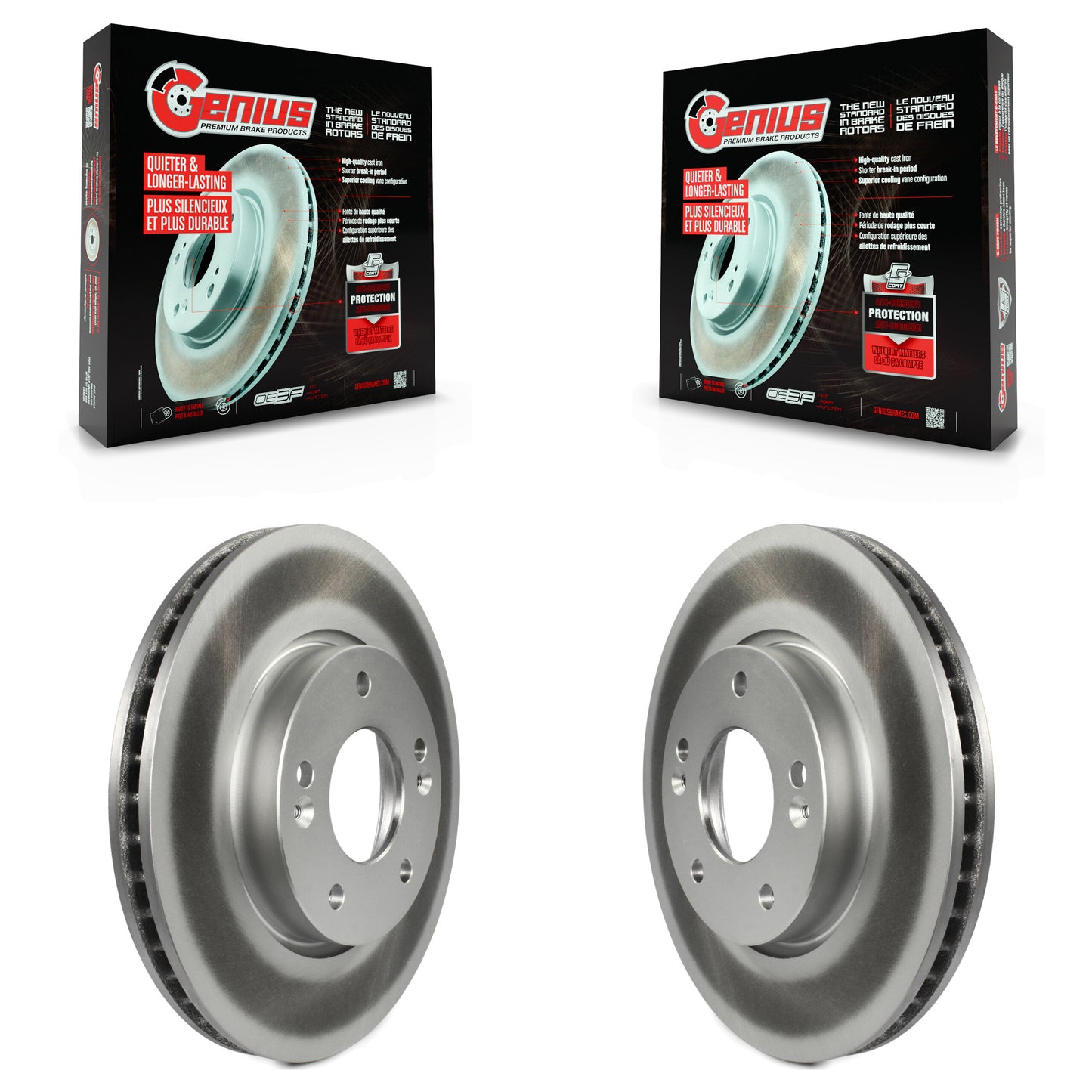 [Avant] Kit de disque (revêtu) de frein pour Kia Forte Soul Koup Forte5 KG-100311