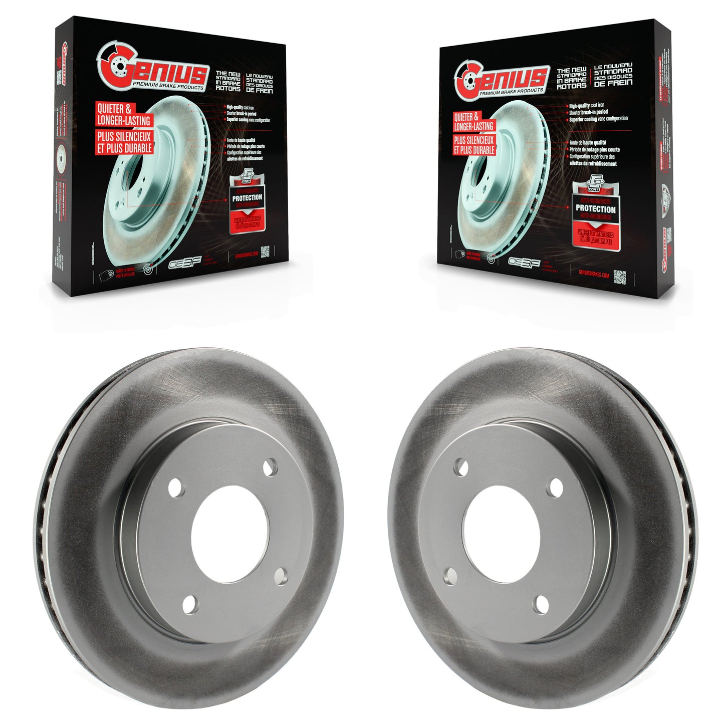[Avant] Kit de disque (revêtu) de frein pour 2009-2011 Nissan Versa 1.6L KG-100312