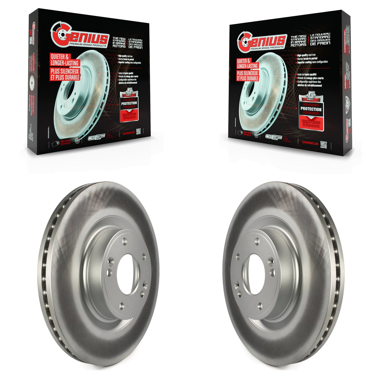 [Avant] Kit de disque (revêtu) de frein pour Hyundai Genesis Coupe KG-100314