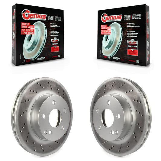 [Avant] Kit de disque (revêtu) de frein pour Mercedes-Benz C300 C250 C230 KG-100319