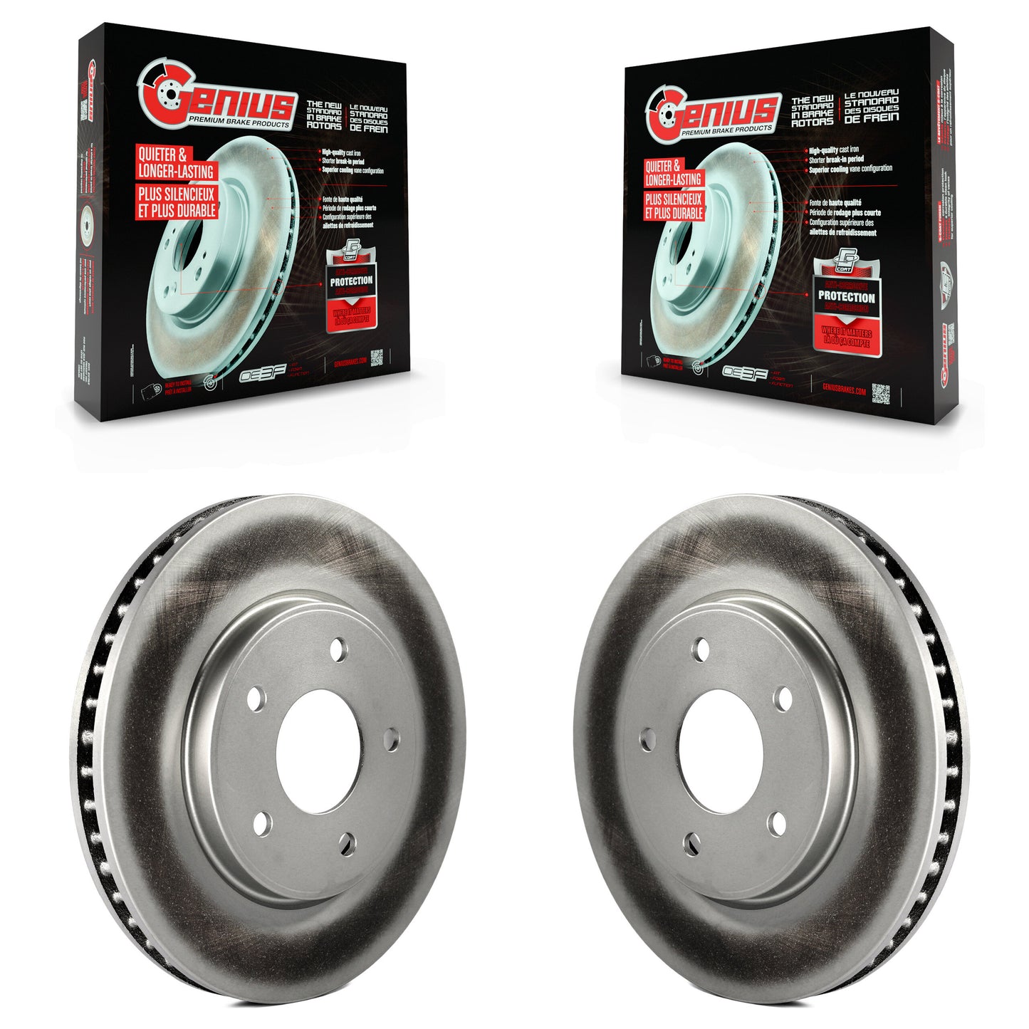[Avant] Kit de disque (revêtu) de frein pour Nissan NV200 LEAF Chevrolet City Express KG-100327
