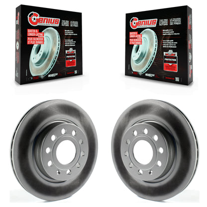 [Avant] Kit de disque (revêtu) de frein pour Volkswagen Jetta GTI Audi A3 Quattro avec 280mm Diameter Rotor KG-100333