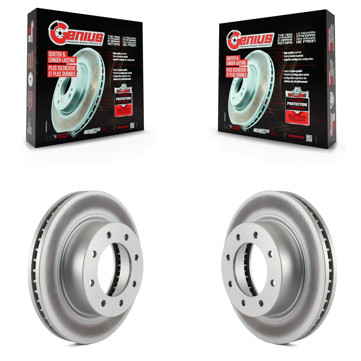 [Avant] Kit de disque (revêtu) de frein pour 2012-2021 Nissan NV2500 NV3500 NV1500 KG-100339