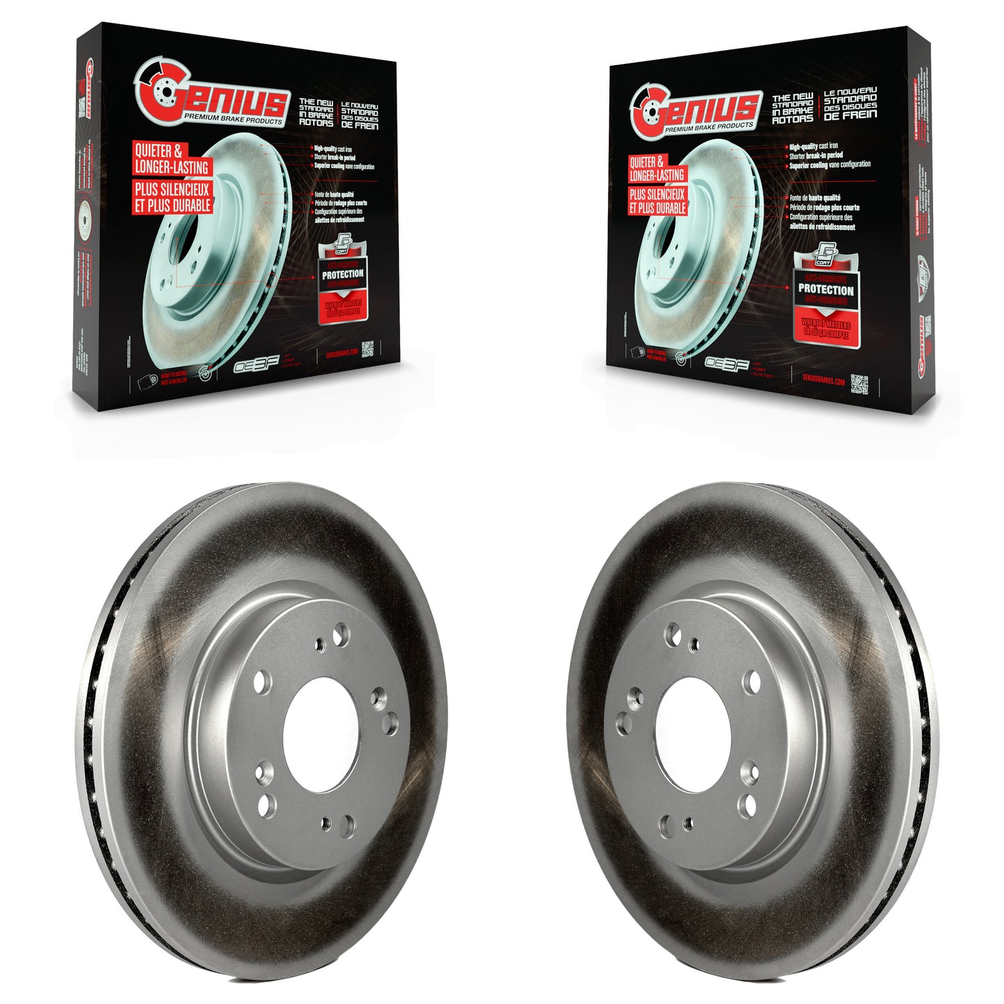 [Avant] Kit de disque (revêtu) de frein pour Honda Civic Acura ILX KG-100344