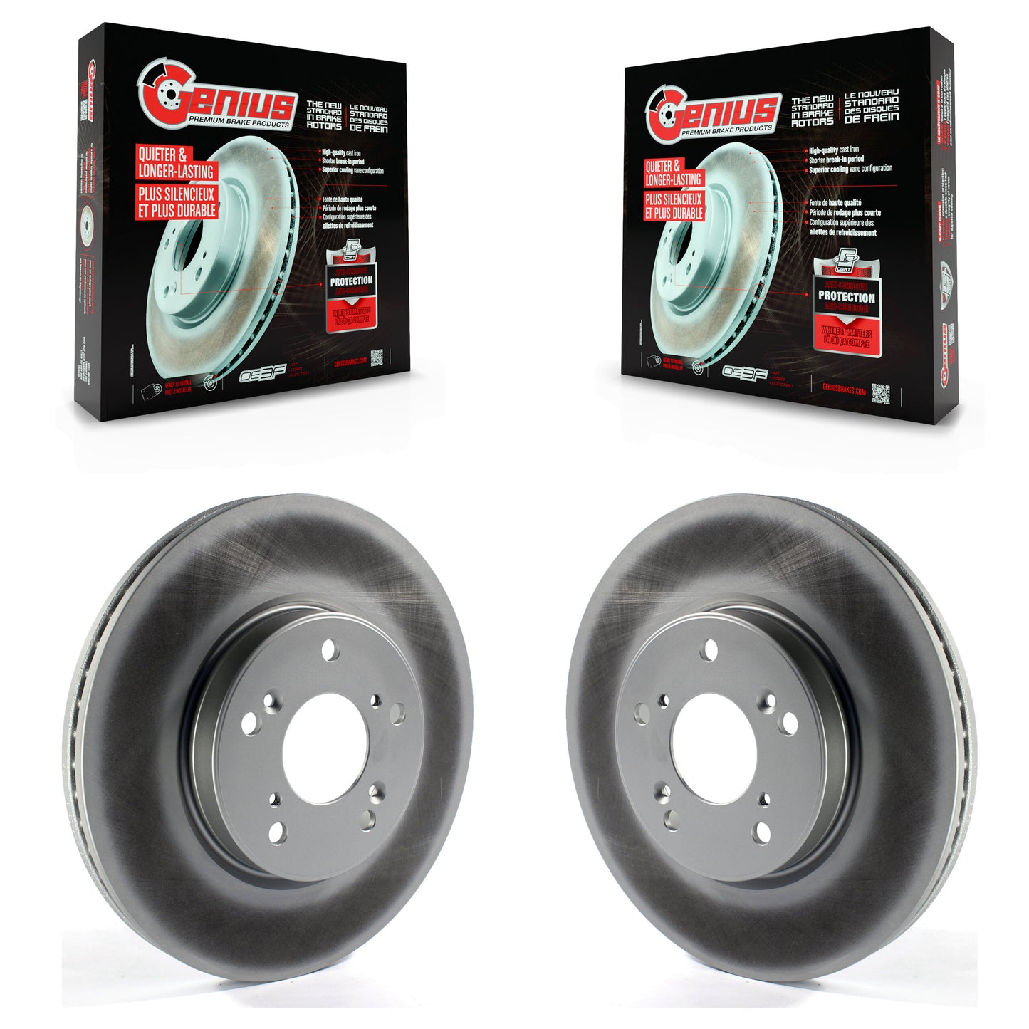 [Avant] Kit de disque (revêtu) de frein pour Honda Accord HR-V CR-V KG-100349