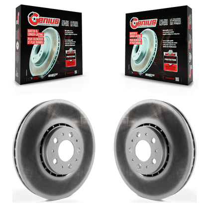 [Avant] Kit de disque (revêtu) de frein pour 2003-2014 Volvo XC90 avec 328mm Diameter Rotor KG-100351