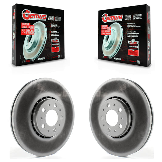 [Avant] Kit de disque (revêtu) de frein pour 2003-2014 Volvo XC90 avec 328mm Diameter Rotor KG-100351